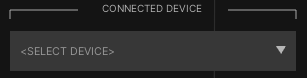 Orientation Manager Before Device Selection