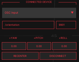 Mach1 Orientation Client Interface