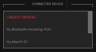 Orientation Manager Device Selection